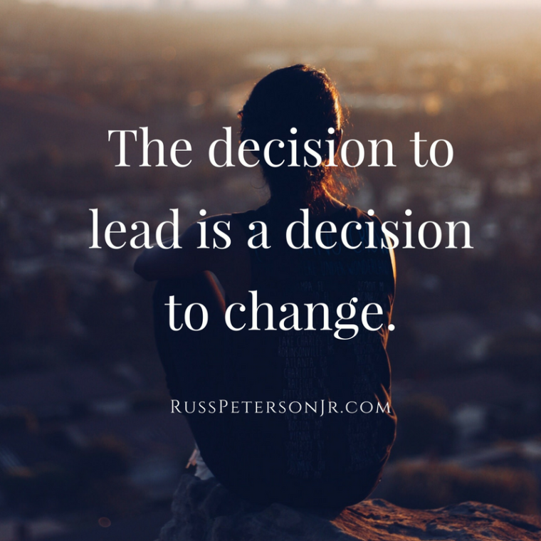 lead means change