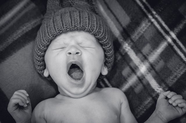 yawning child