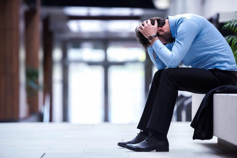 frustrated salesman